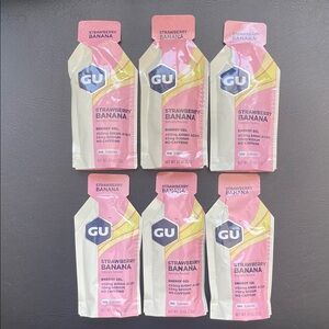 GU Strawberry Banana Energy Gel Packets (New/unopened)